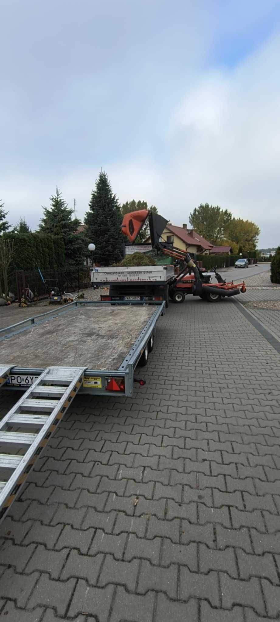 Traktorek Kosiarka Kubota f3680 30KM 4x4 + agregat tnący kosz kiper