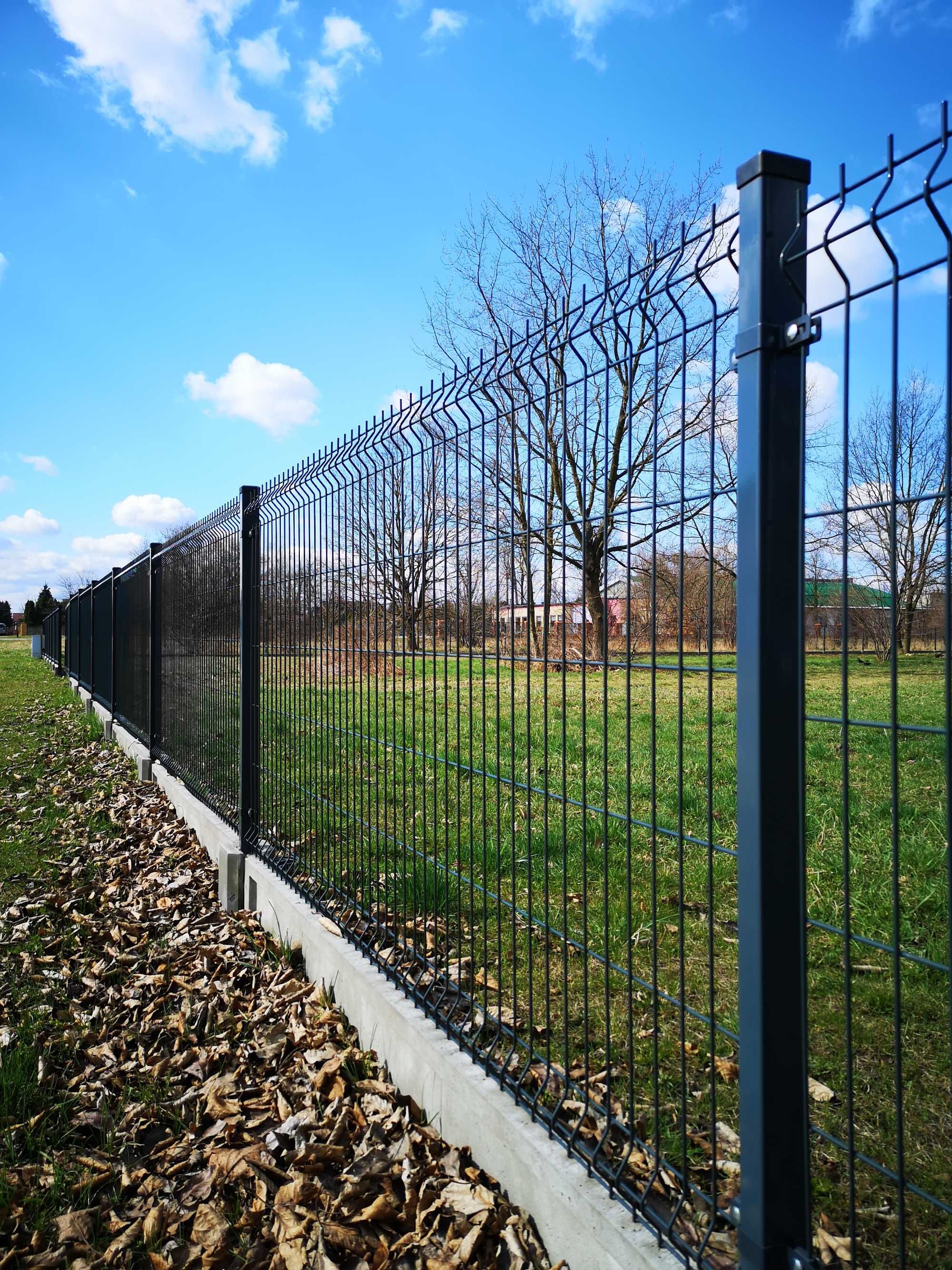 Panele ogrodzeniowe 123 4mm antracyt Panel lakierowany 1,2m 48 zł/szt.