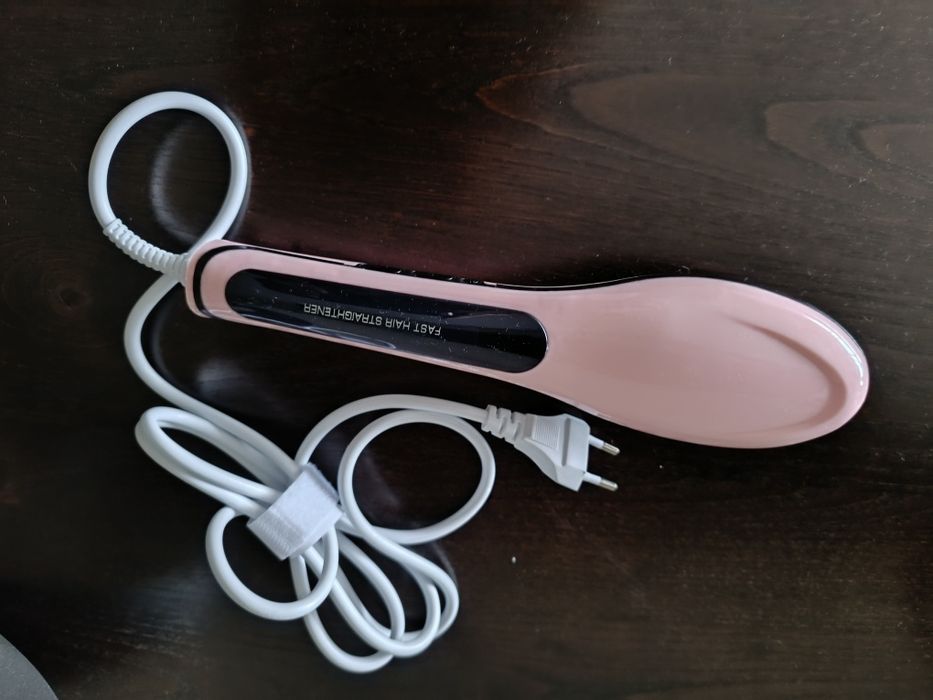 Escova de esticar cabelo