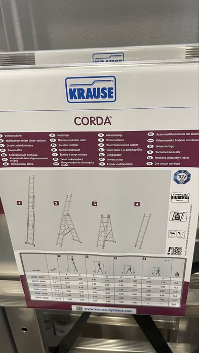 Drabina Niemiecka Krause 3x11 NOWA