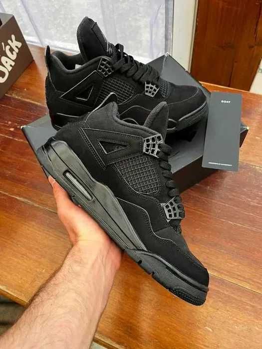 buty Jordan_4_Retro_Black_Cat Espadryle R.43