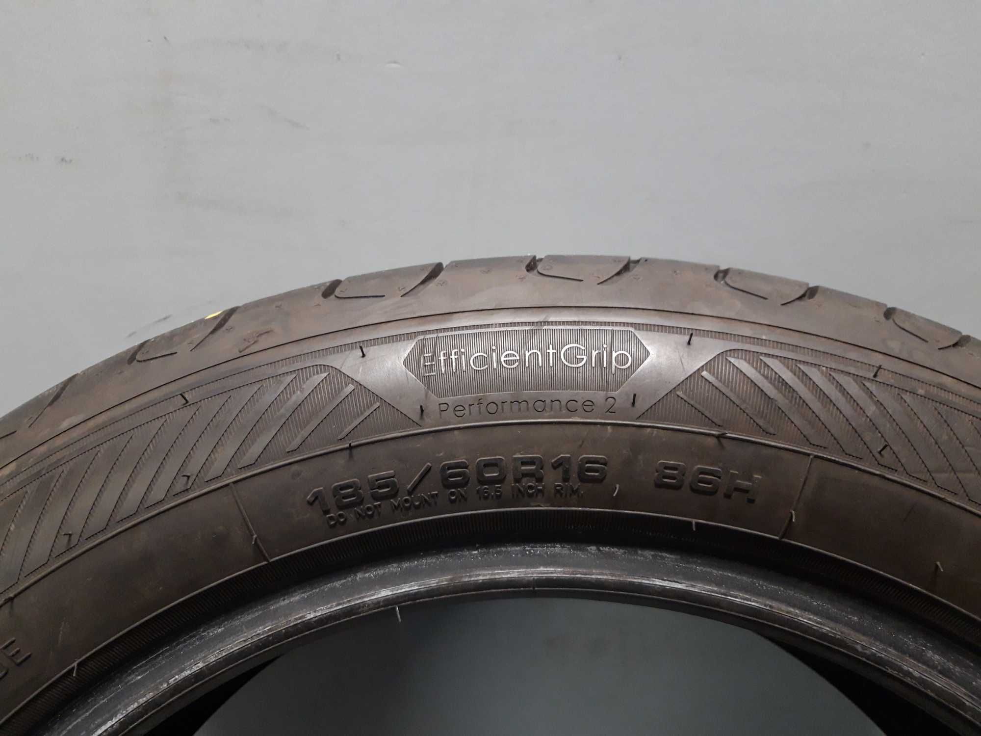 2x185/60R16 Goodyear EfficientGrip Performance 2, 2021 rok, Jak Nowe