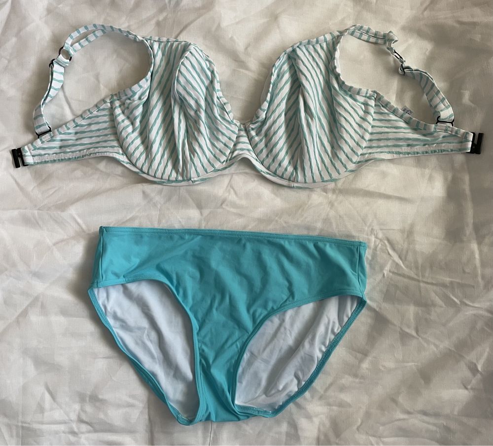 Bravissimo St.Moritz Freya Soda 34HH 75HH 75K XXL bikini turkus Plus