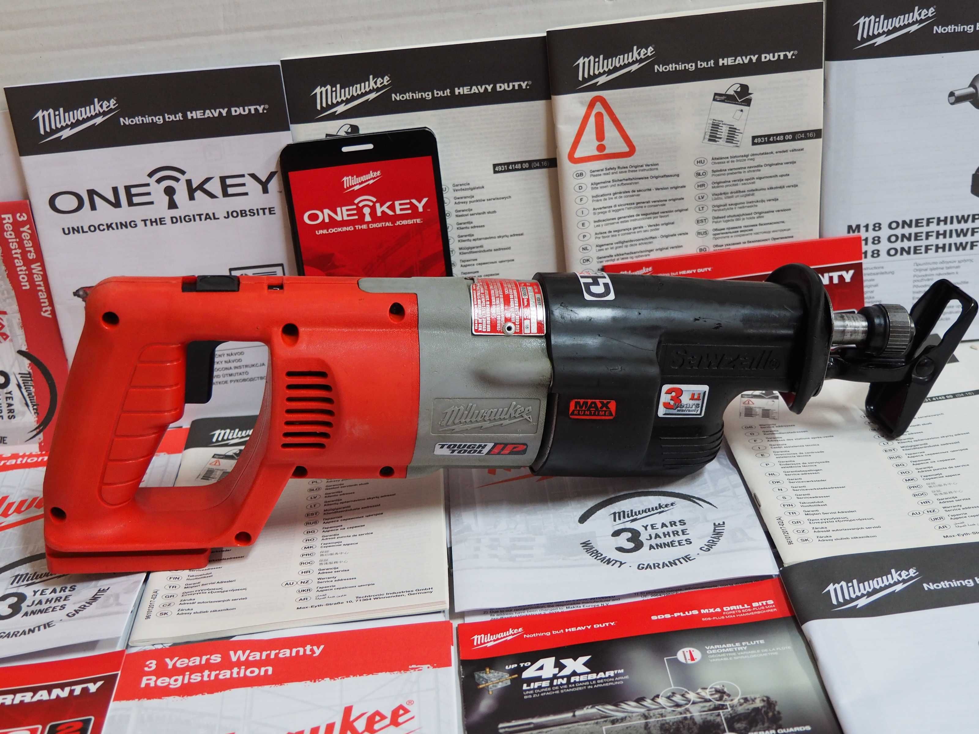 Pilarka szablasta MILWAUKEE na baterie V18 NI-CD-MH LI-ION-18v