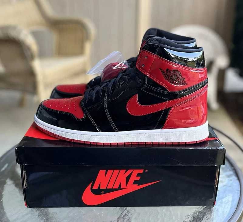 Jordan1RetroHighOGPatentBred-Nowe i nieużywane R-37.5