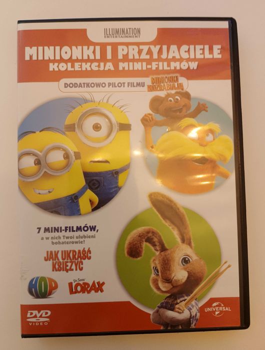 Minionki i przyjaciele dvd wersja polska, angielska, czeska, węgierska