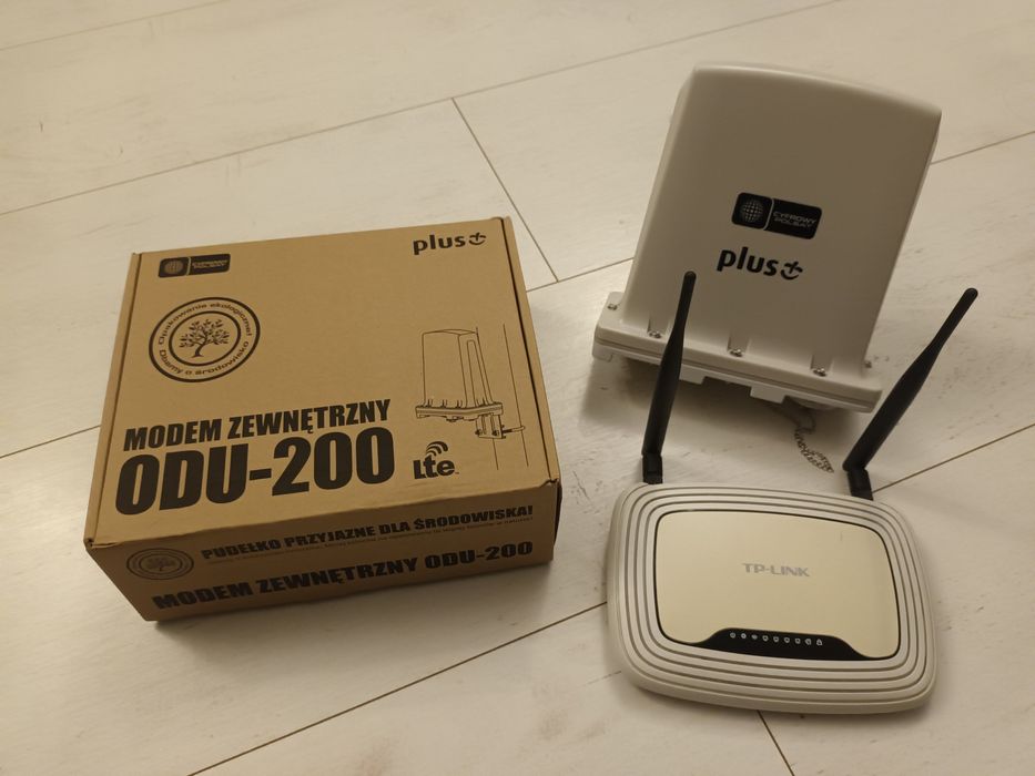 Modem zewnętrzny ODU 200, router TP-Link