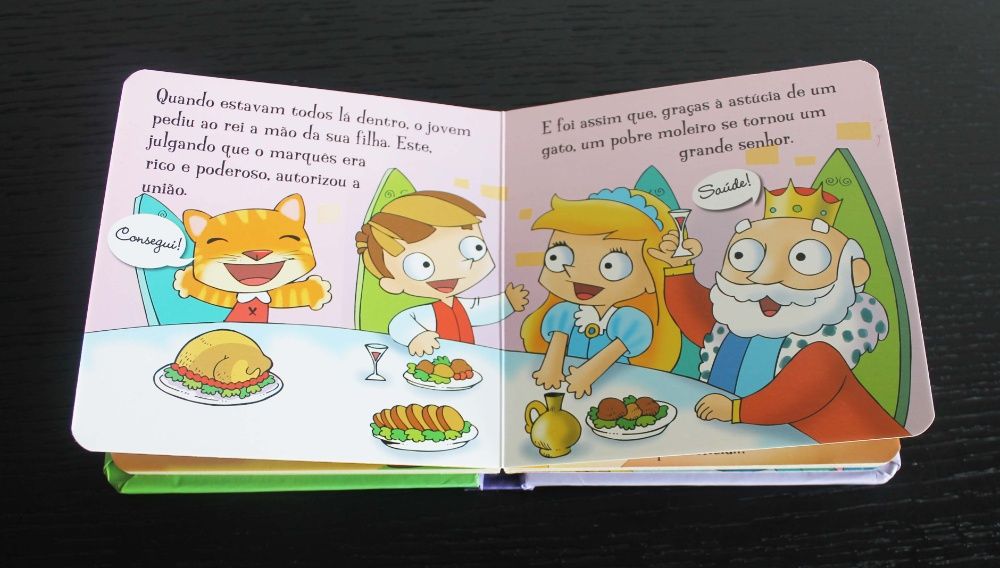 Livro infantil com 2 histórias: O gato das botas / A bela adormecida