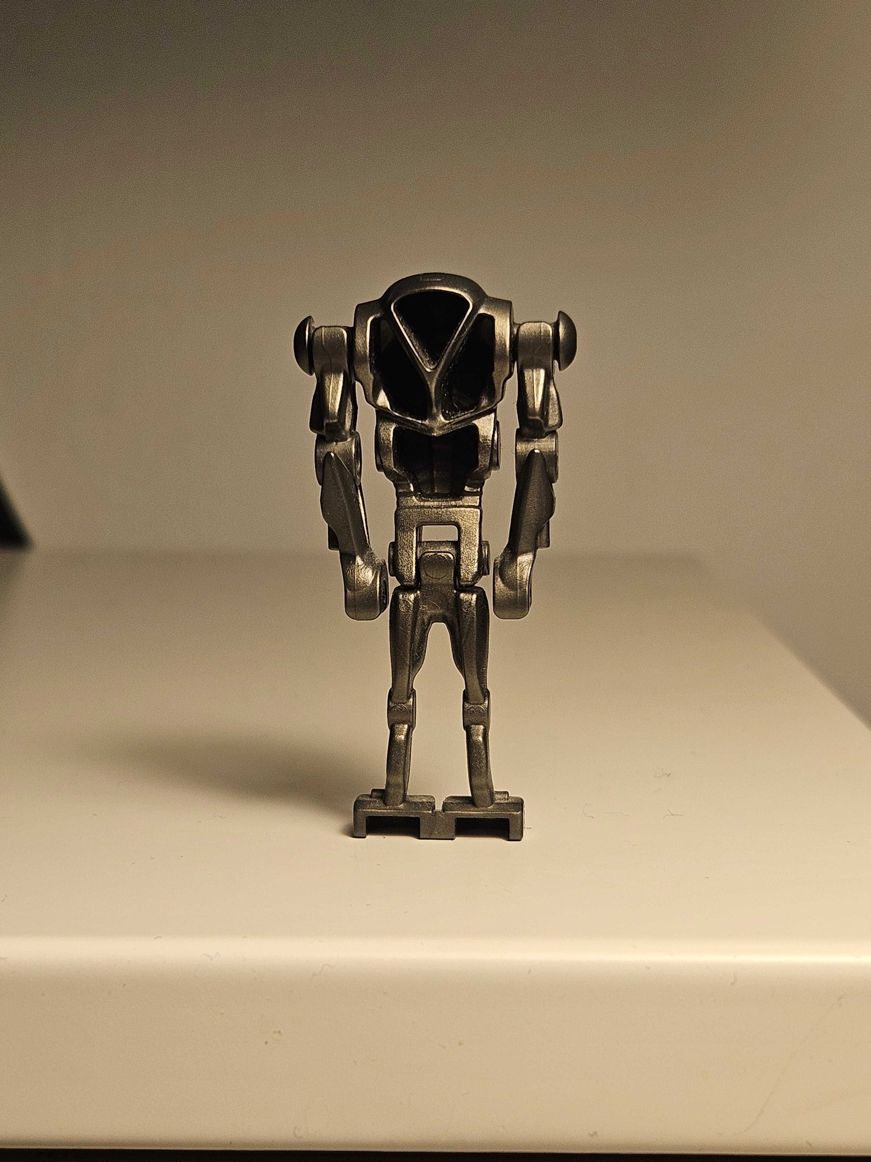 Lego Star Wars sw0092 Super Battle Droid - Pearl Dark Gray, Wide Head