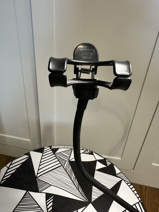 Lampa led ring + uchwyt do telefonu. Mini studio stremingowe!