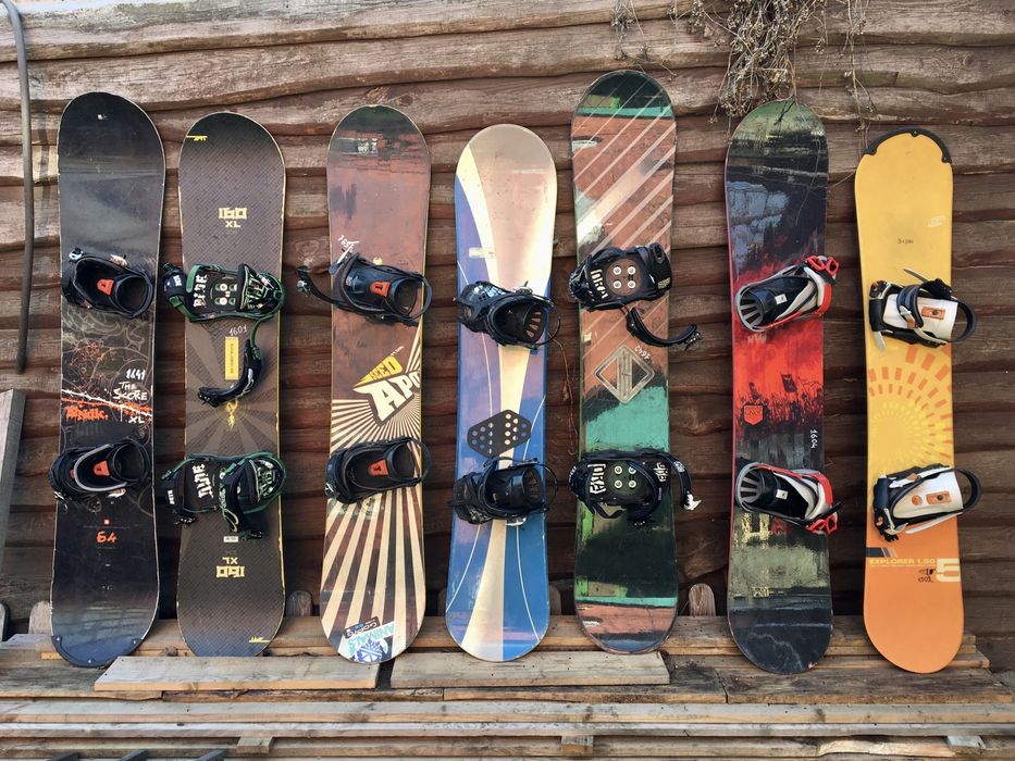сноуборды с креплениями