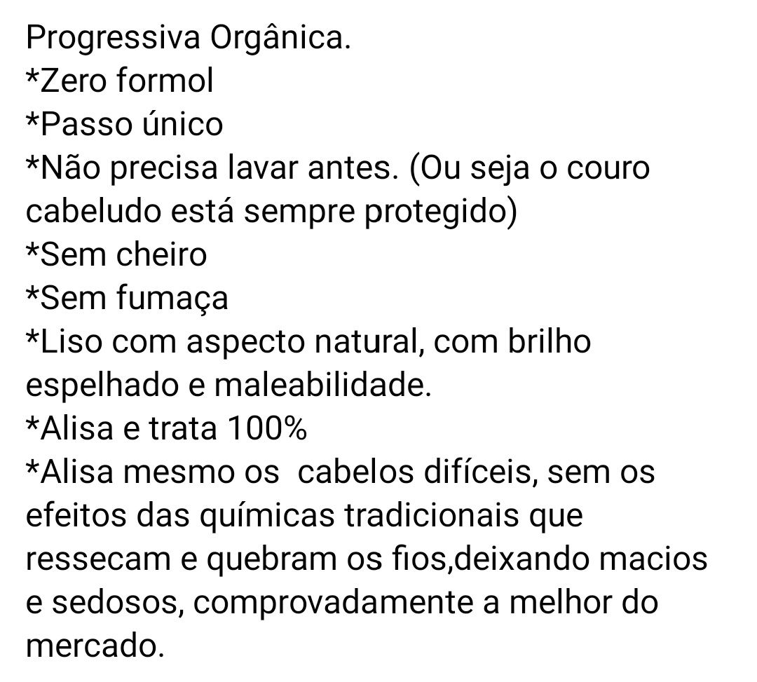 Escova PROGRESSIVA profissional Passo ÚNICO