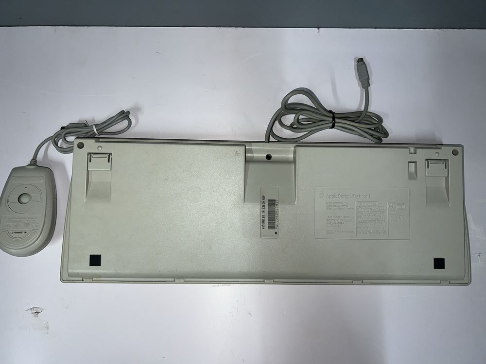 Клавиатура Macintosh AppleDesign ADB M2980 мышь M2706 вінтаж ретро