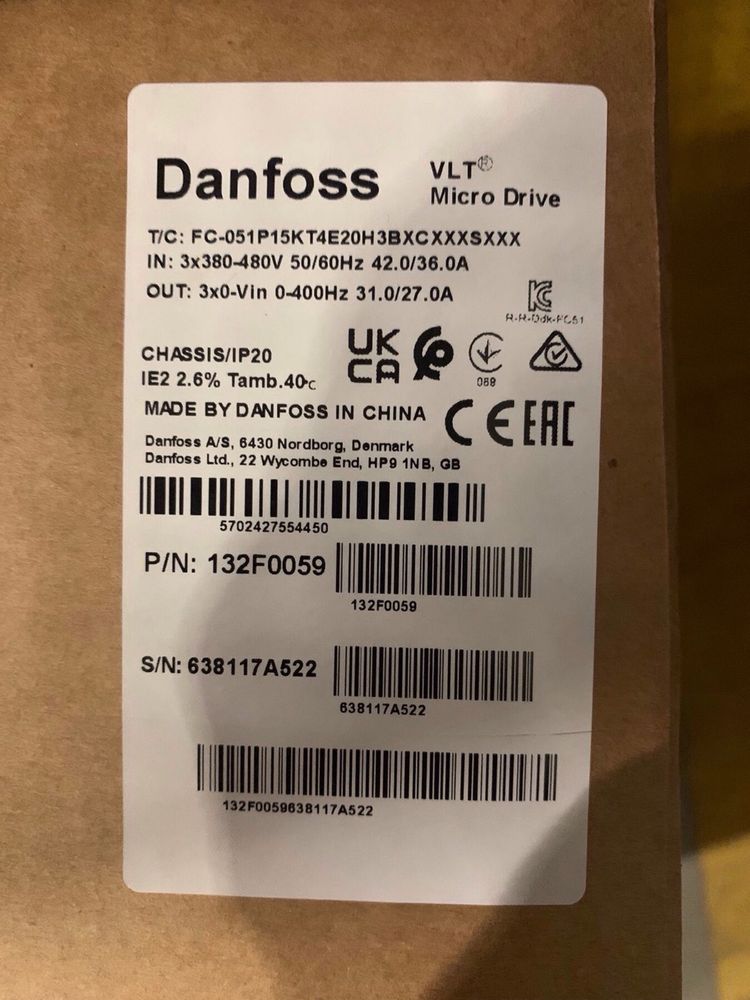 Частотник Danfoss VLT Micro Drive FC51