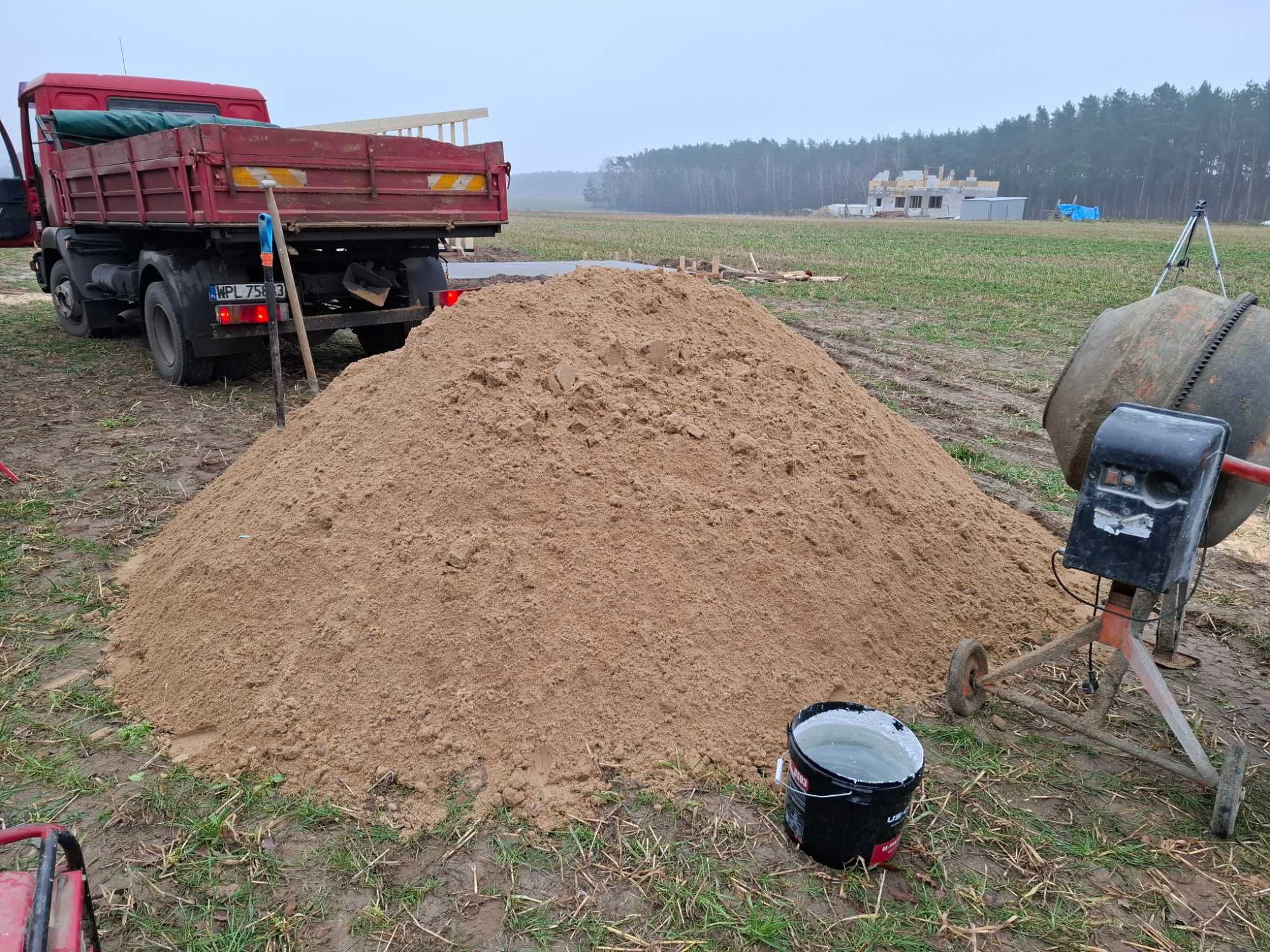 Żwir Drogowy, Kamień Płukany, Piasek, Ziemia.