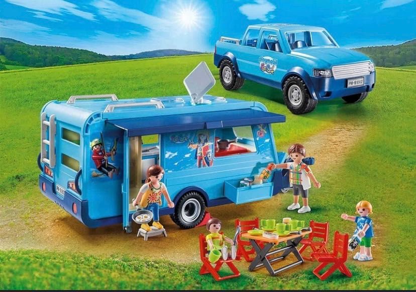 Nowy pick-up z Przyczepą Playmobil