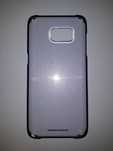 Oryginalne etui pokrowiec Clear Cover SAMSUNG GALAXY S7 EDGE - czarne