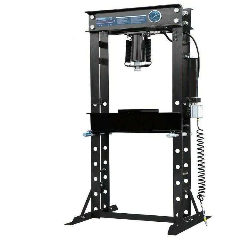 Prasa hydrauliczno-pneumatyczna podłogowa 40t z manometrem
