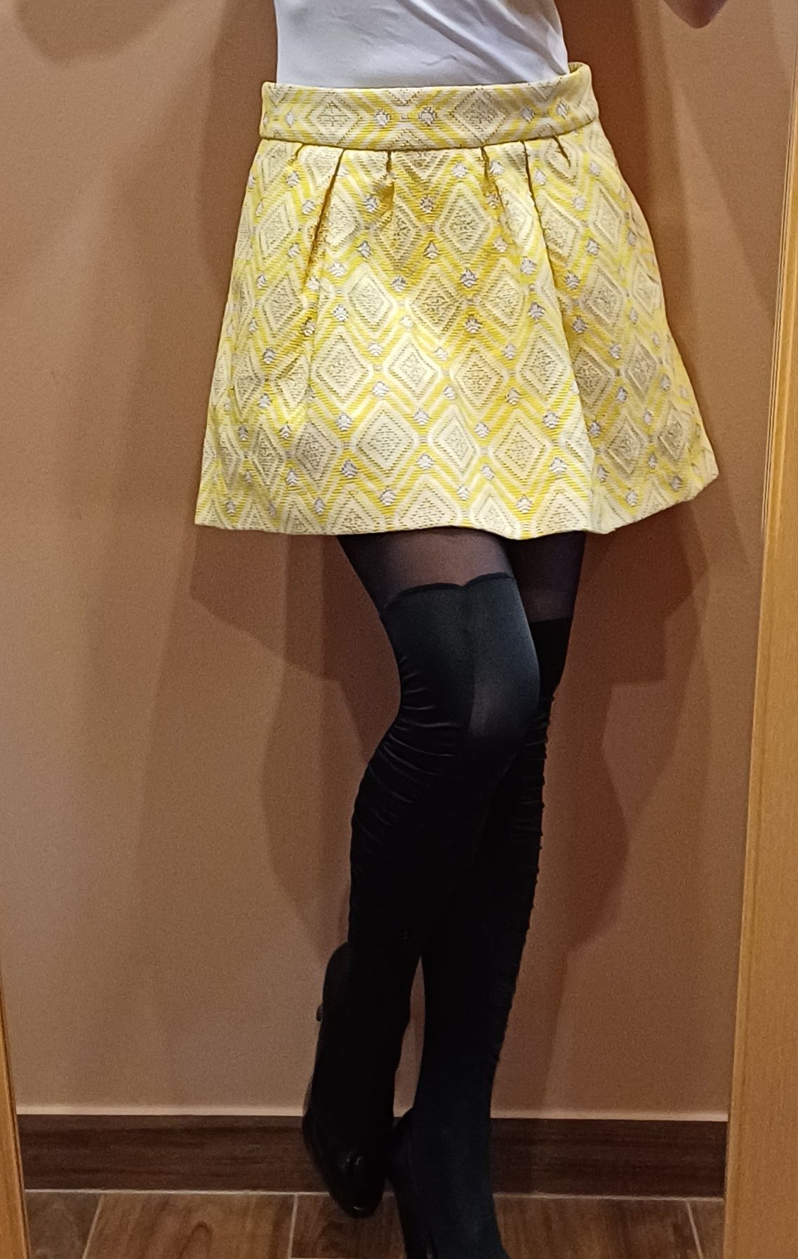 Spódnica Zara S/M, żakardowa