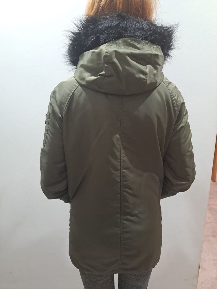 Kurtka parka Big Star r. XS oliwkowa