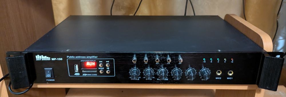 Трансляционный усилитель мощности SKY SOUND MP-150 (5-ZONE)