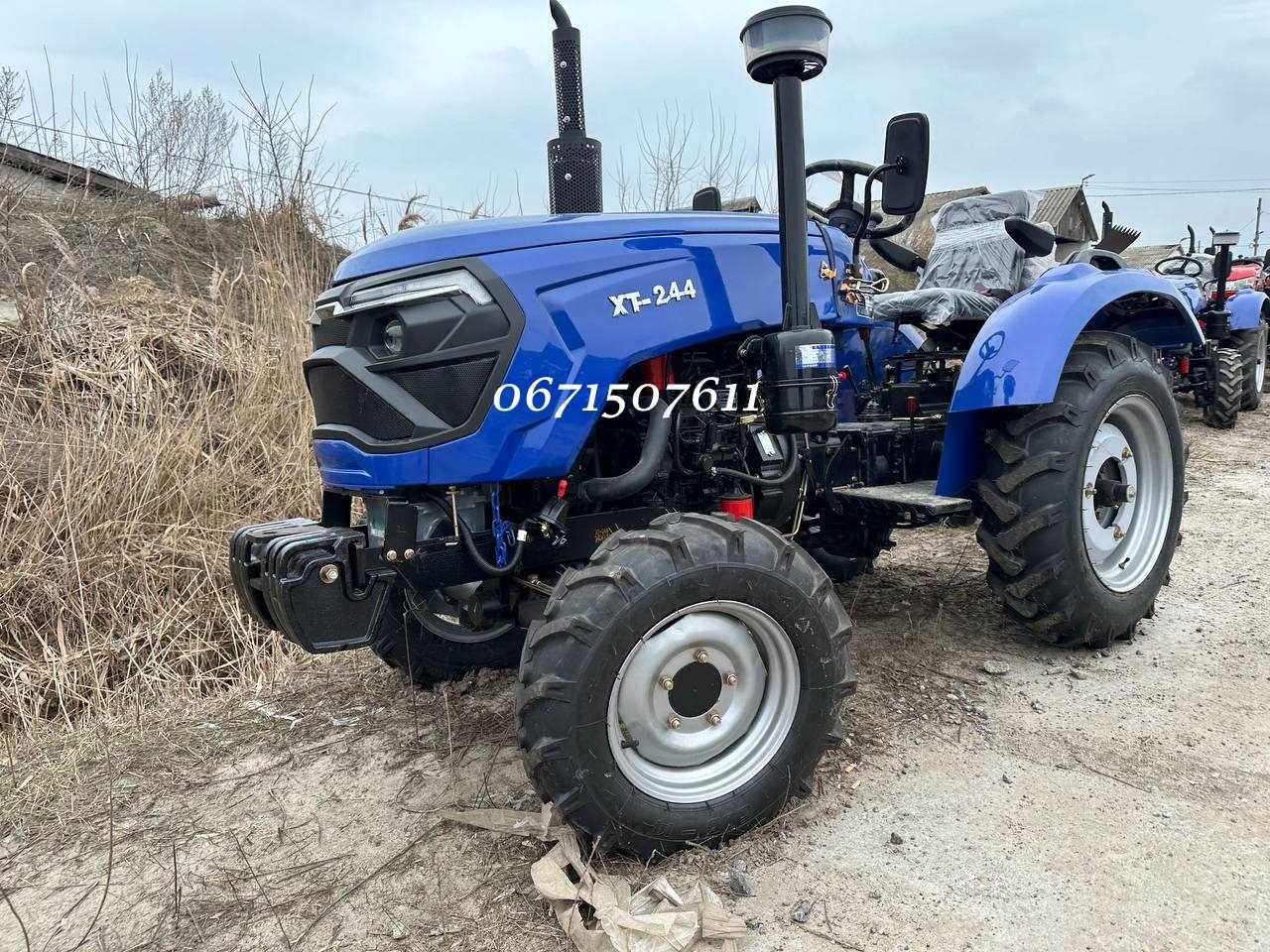 Мінітрактор Forte XT-244 (3*1) з редукторним мостом Доставка -0! Форте