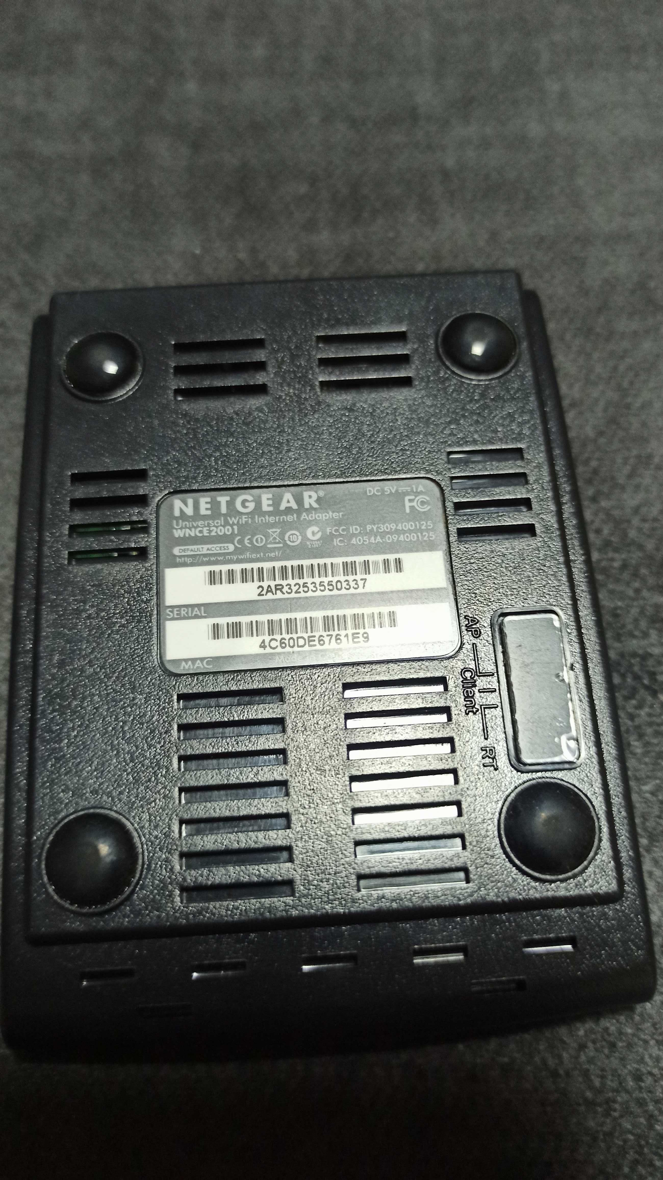 Wi-Fi Адаптер 802.11b/g/n Netgear WNCE2001 300 Мбит/сек ×1WAN