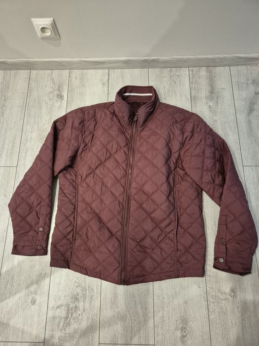 Diverse męska kurtka lekko ocieplana pikowana bordo r. XXL bdb stan