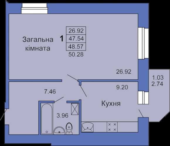 Продам 1-к можно сделать 2-к , новый дом Павленковская , Зыгина