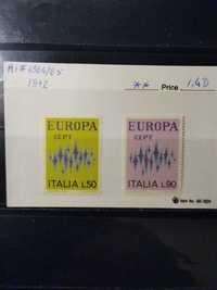 1972 Série Completa Europa CEPT Itália MNH