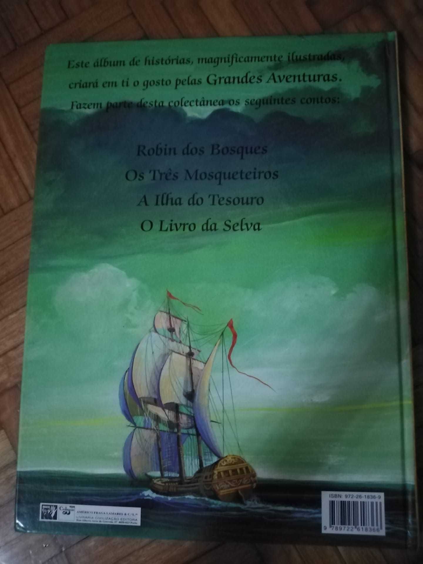 Livro "Grandes Aventuras"
