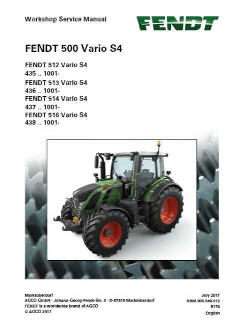 Instrukcja napraw Fendt Vario 512, 513, 514, 516 S4 PL