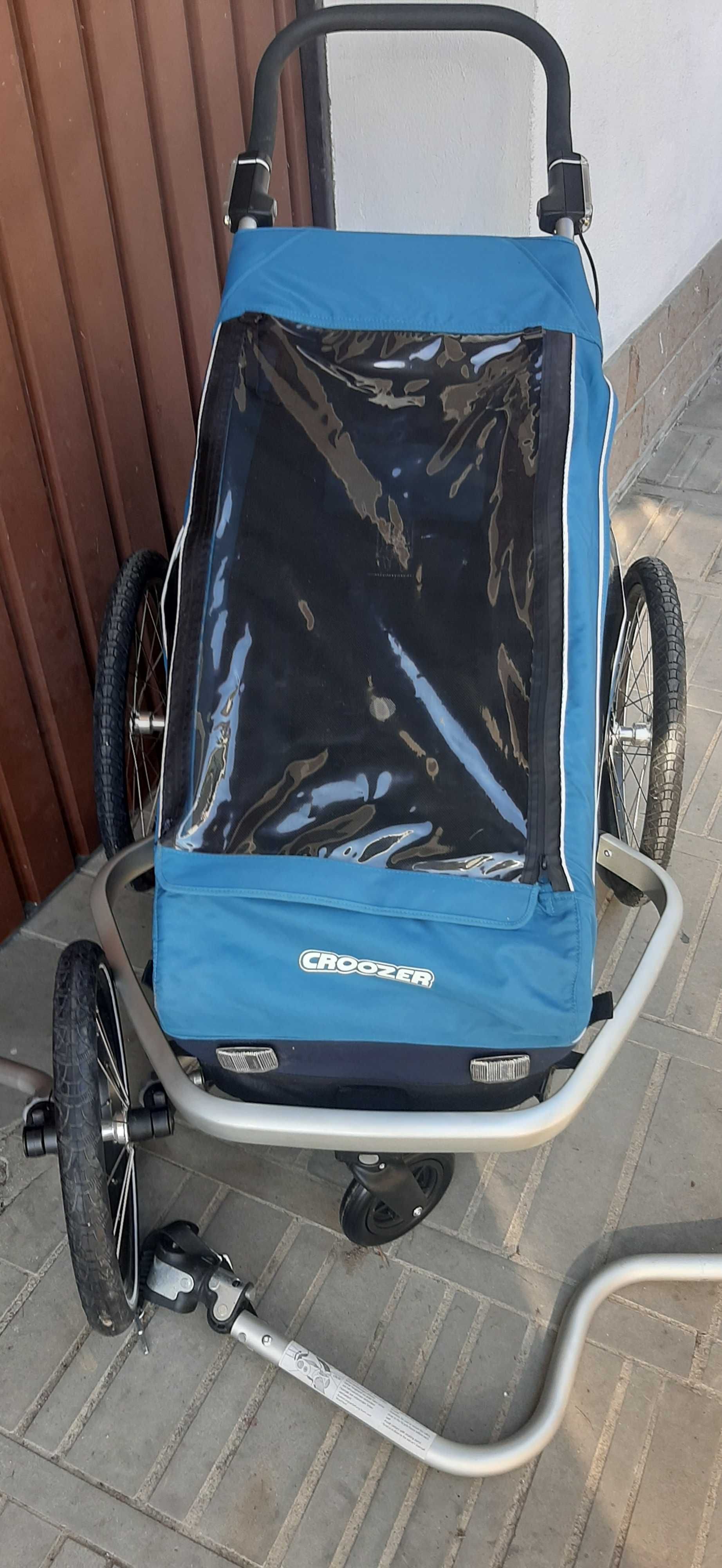 Croozer Kid  for plus 1 jak NOWA Led 3w1 jogger przyczepka rowerowa