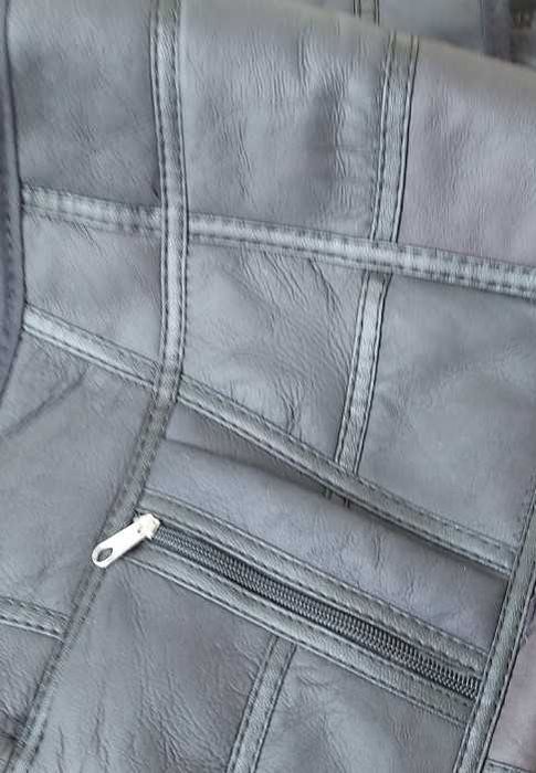 Жилет мужской, кожаный, на натуральной овчине, новый, р. XL, Турция