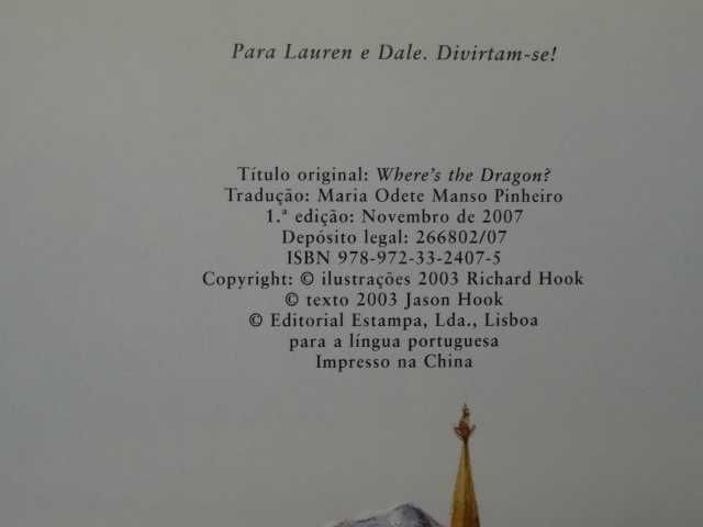 Onde Está o Dragão? de Jason Hook - 1ª Edição