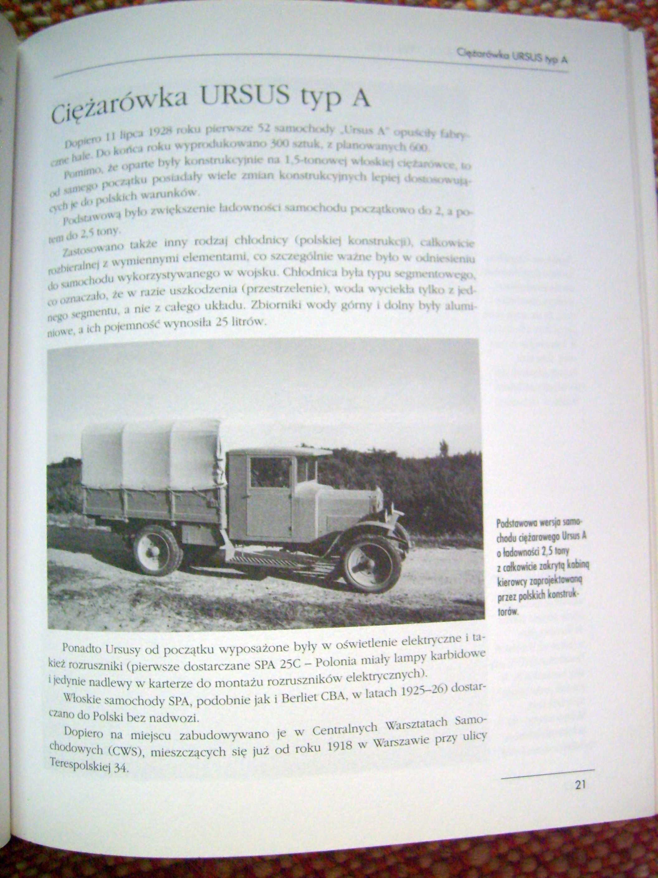 URSUS Samochody ciężarowe 1928 - 1930