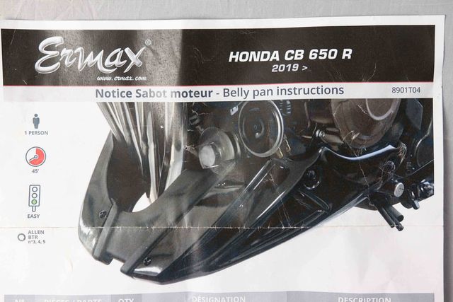 Pług Spojler Silnika Ermax Honda CBR 650 19'-20' | Nowa część