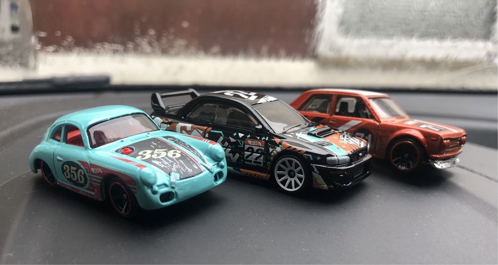 Hot Wheels Mystery Models Porsche Subaru Datsun