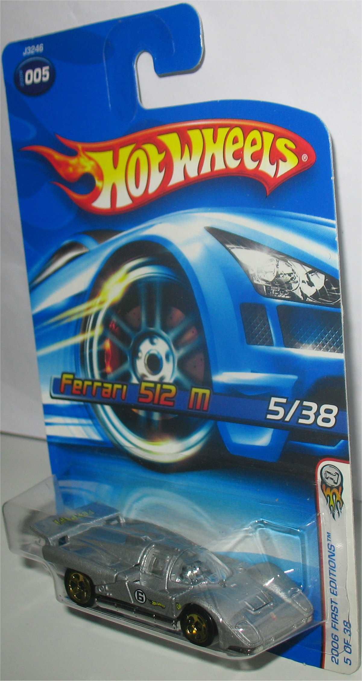 Hot Wheels - Ferrari 512M (cinzento - 2006)