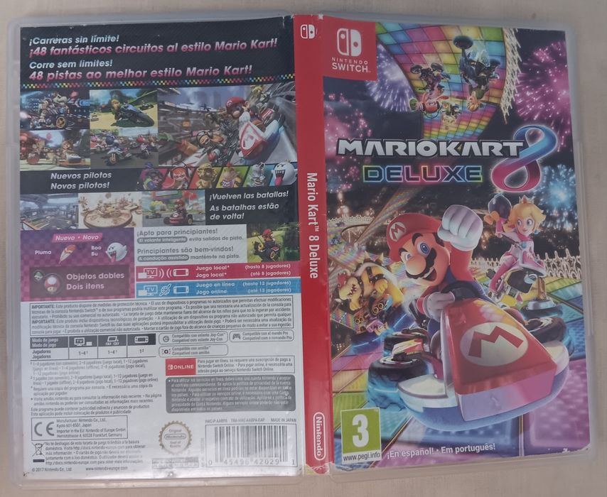 Mario Kart 8 Deluxe + 2 volantes Nintendo Switch