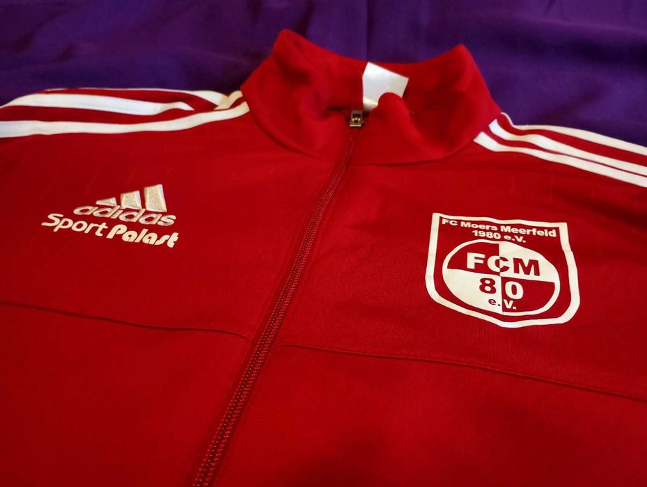 Спортивная кофта Adidas красная Олимпийка Original