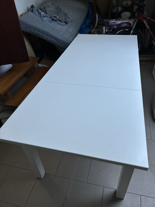 Sprzedam rozkładany stół IKEA LANEBERG – biały 130/190x80 cm