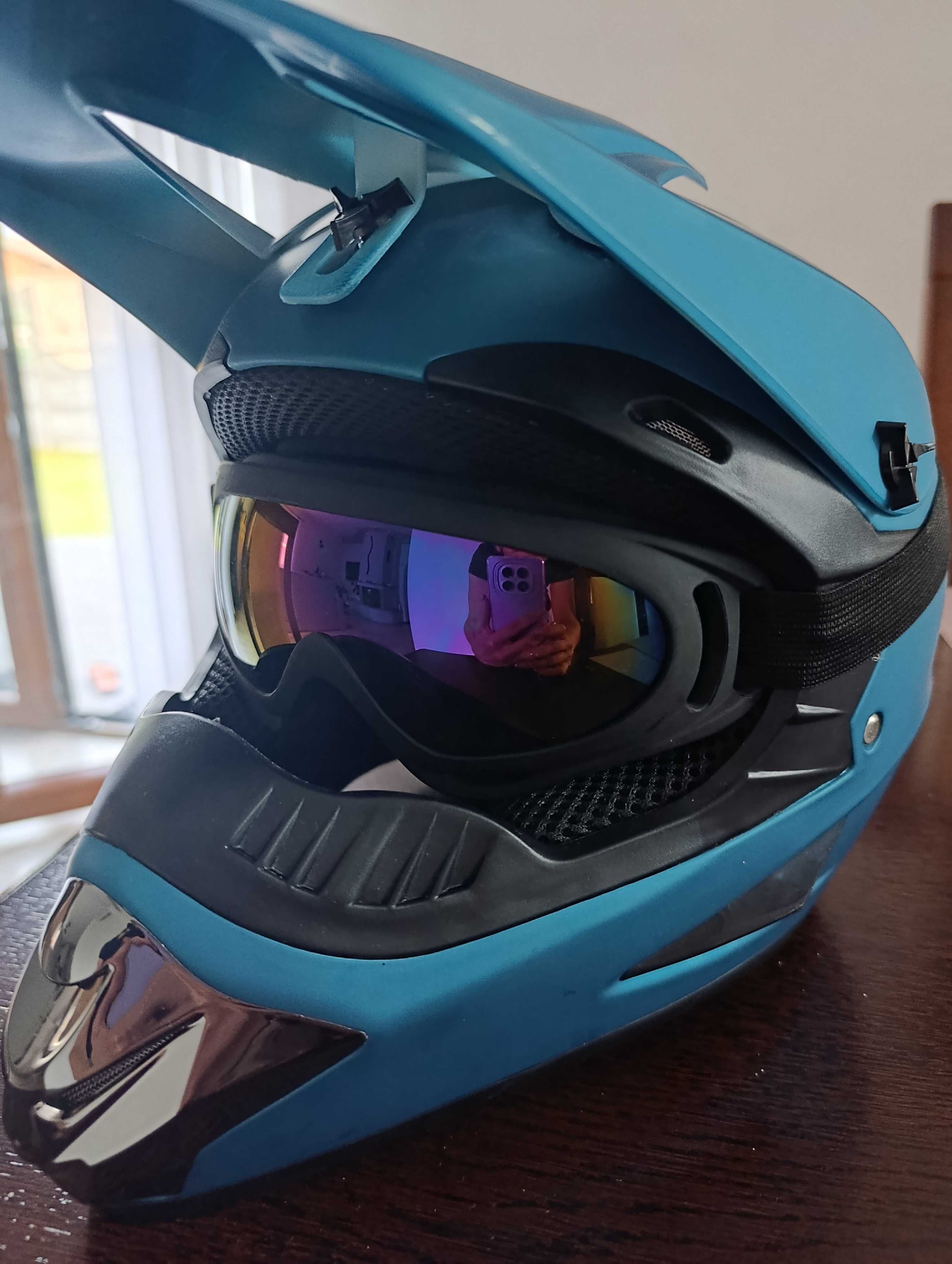 Kask dziecięcy moto/rower ZJRA ZH-02 No. 218- stan idealny- rozmiar S