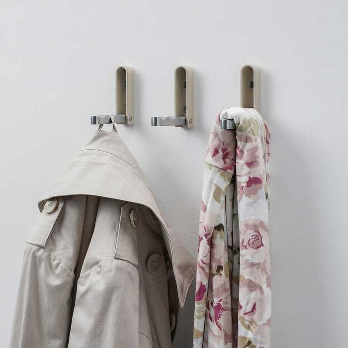 Gancho dobrável, alumínio/bege - IKEA NOVO