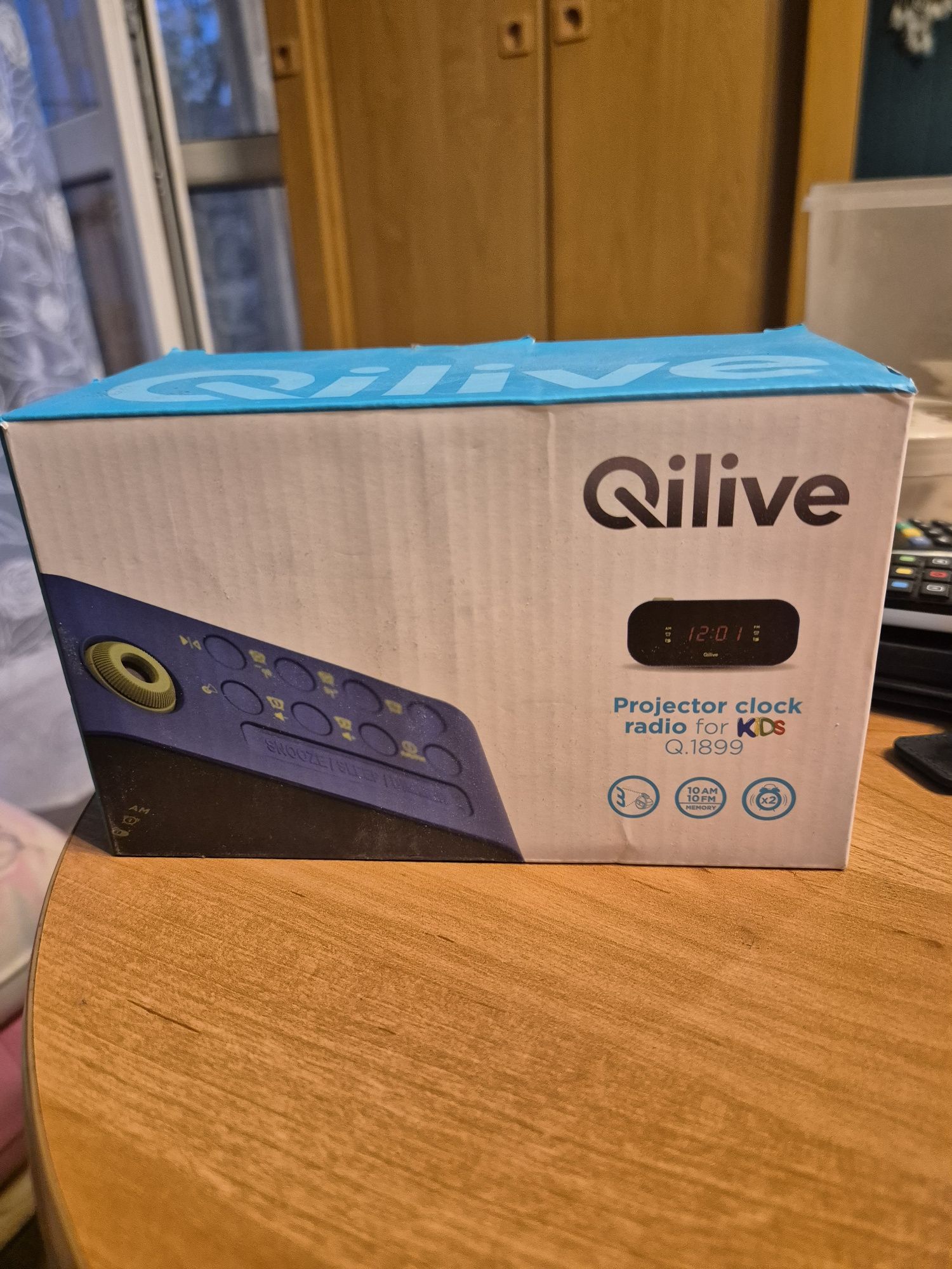 Qilive projektor, radio budzik dla dzieci