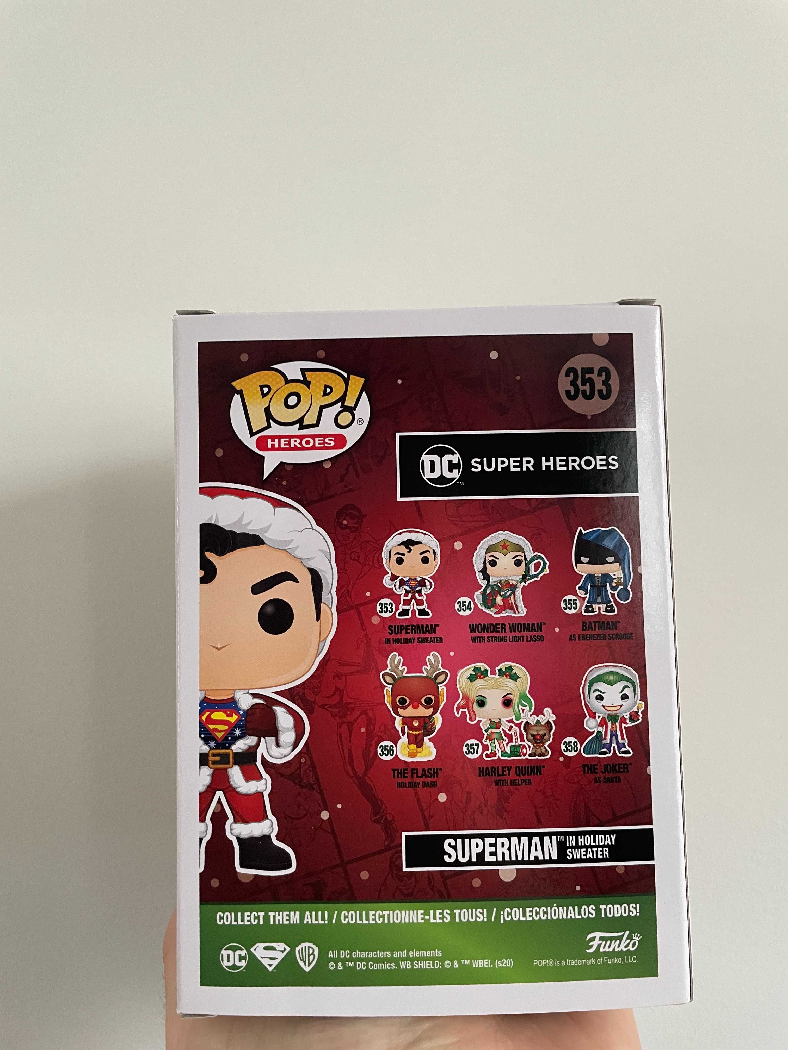 Funko Pop Superman in Holiday Sweater DC 353