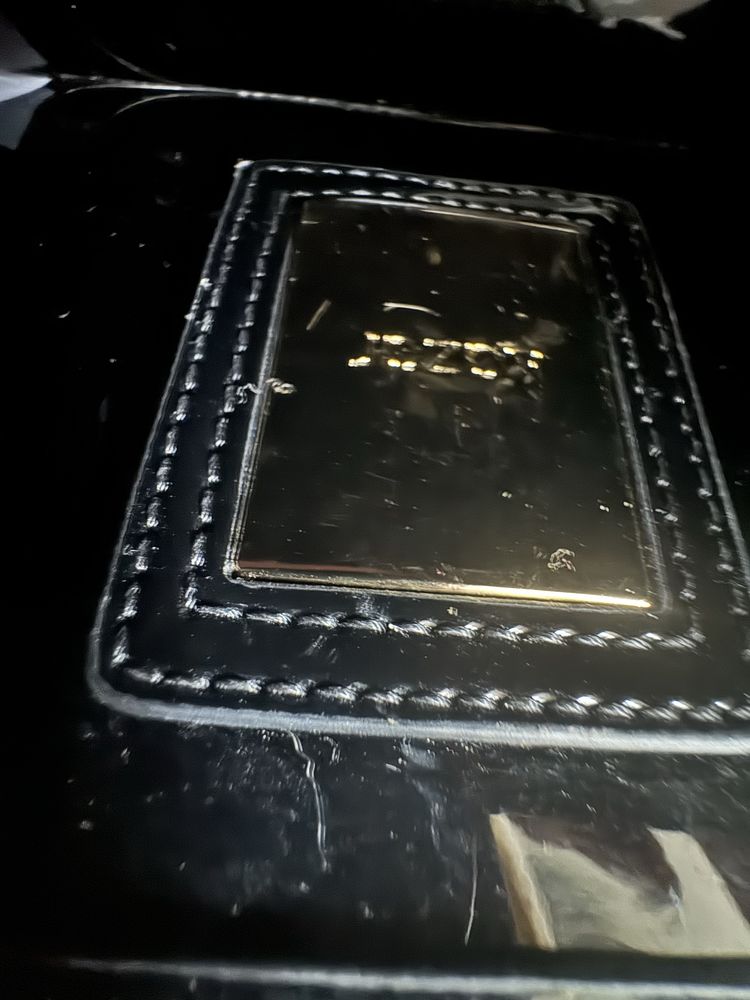 Torebka mala kazar skorzana lakierowana sliska blyszczaca