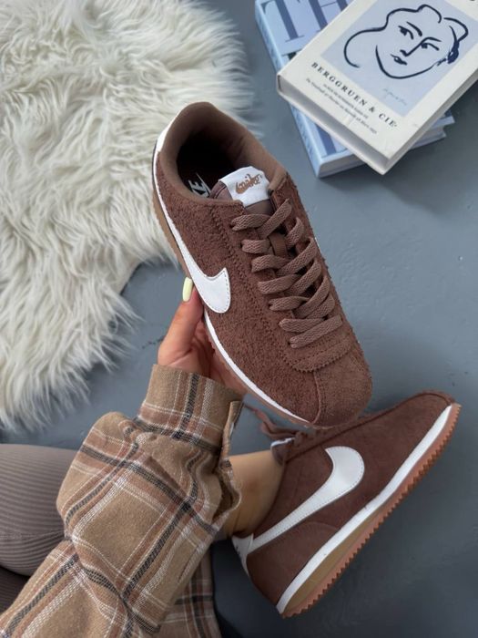 БЕЗ ПЕРЕДОПЛАТ‼️ Жіночі кросівки Nike Cortez white Brown найк кортез
