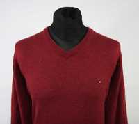 Tommy Hilfiger męski lekki wełniany sweter rozmiar XL