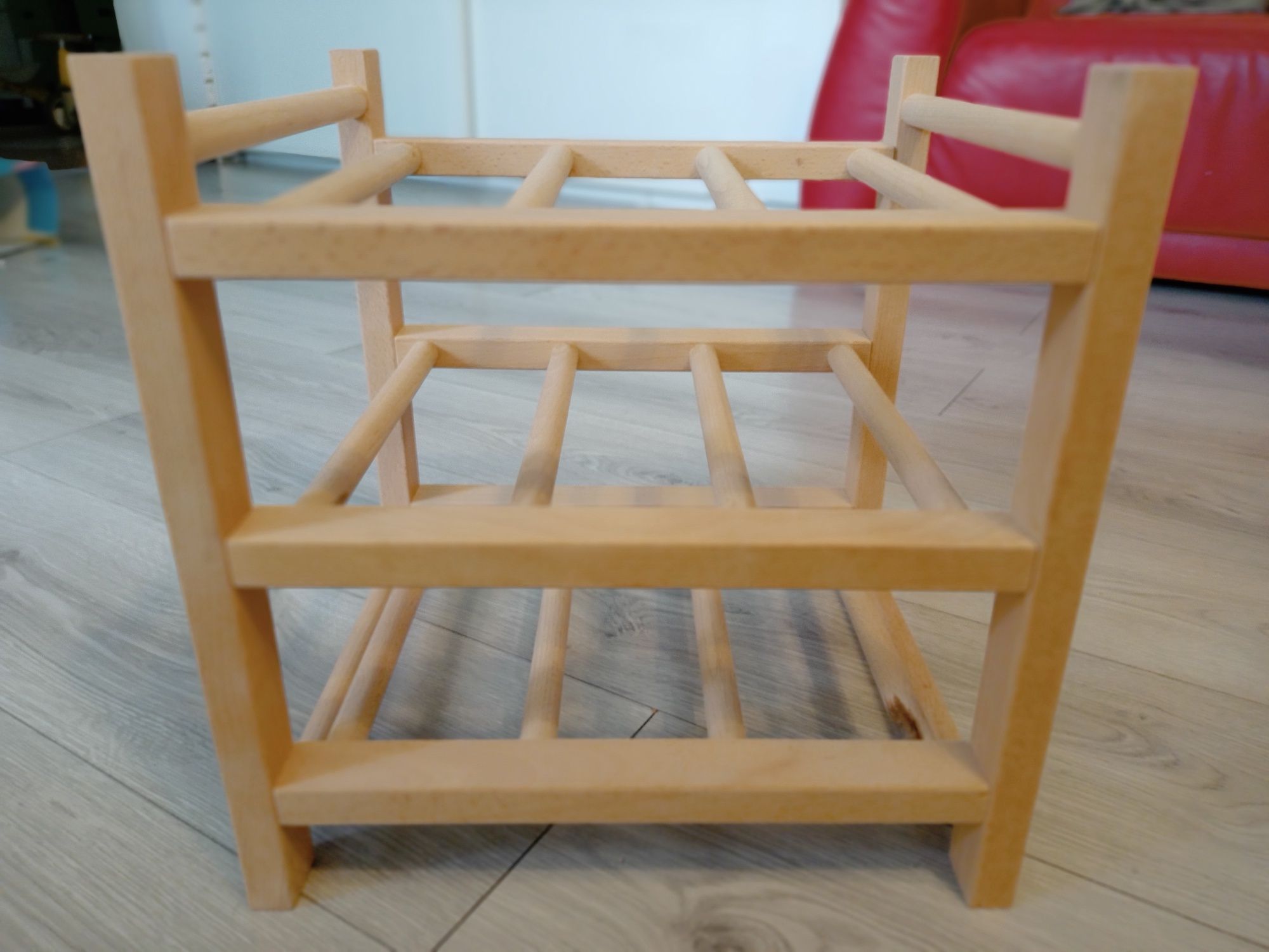 Stojak na wino IKEA, na 9 butelek + imbus